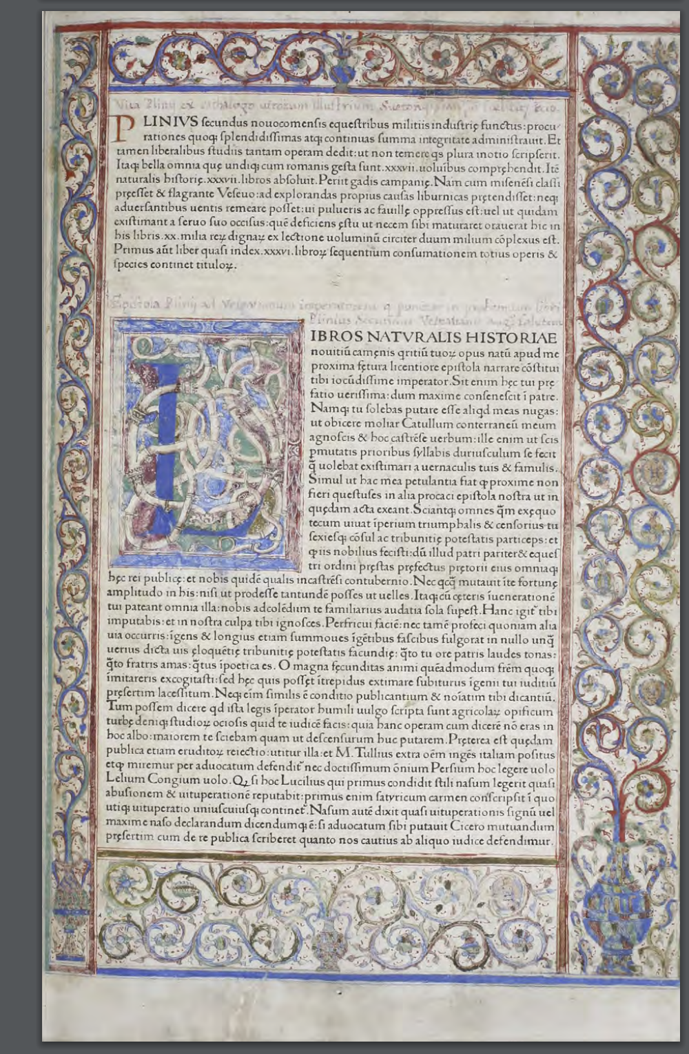 Historia naturalis, 1469